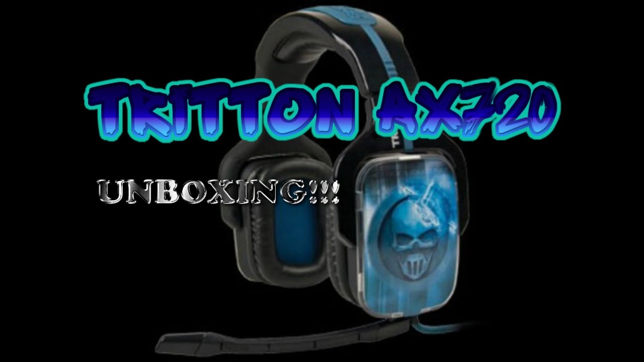 UNBOXING HEADSET TRITTON AX720 PERSONALIZADO!