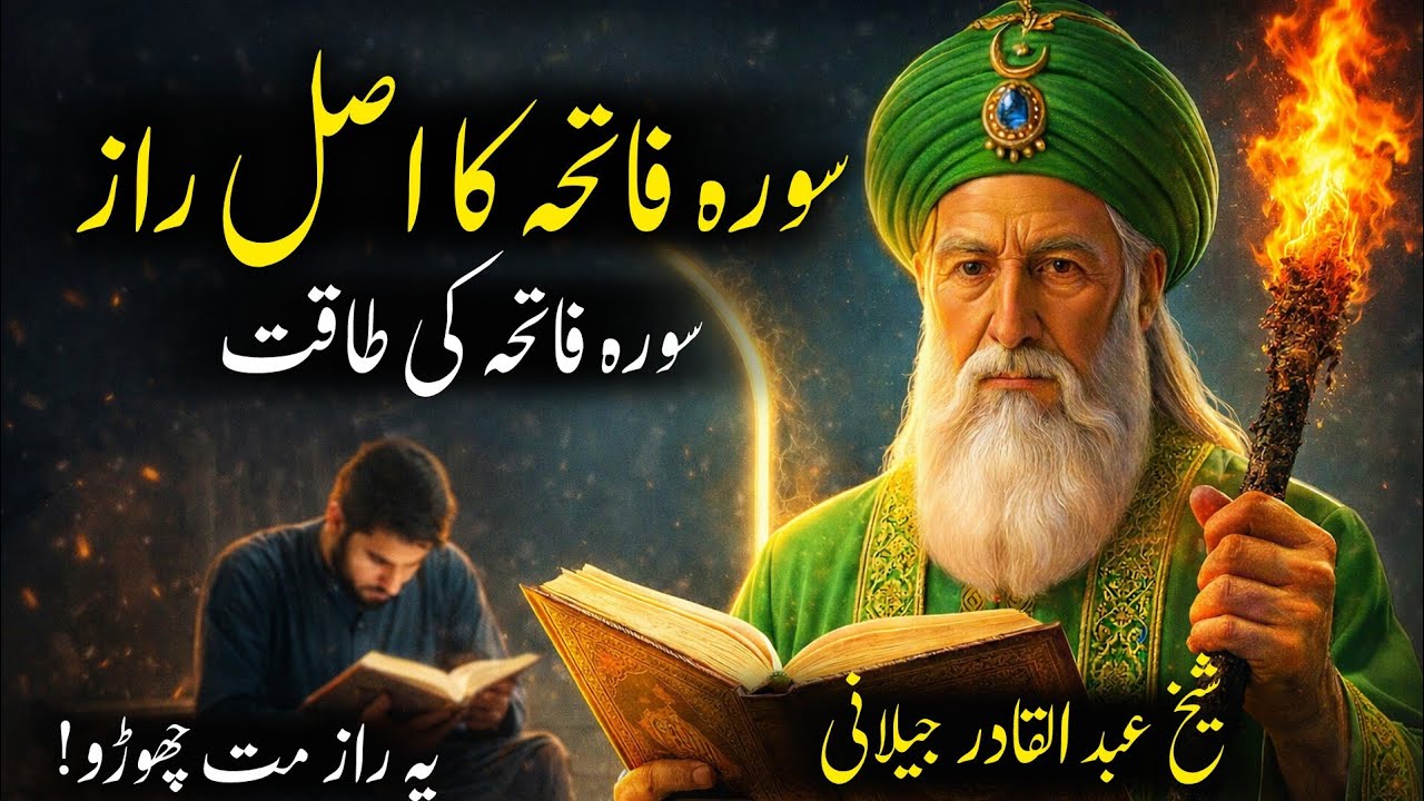 Surah Fatiha Ka Asal Raaz | Jo Sheikh Abdul Qadir Jilani Ne Bataya | Dil Ko Hila Dene Wala Bayan