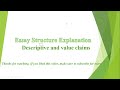 Descriptive and value claims