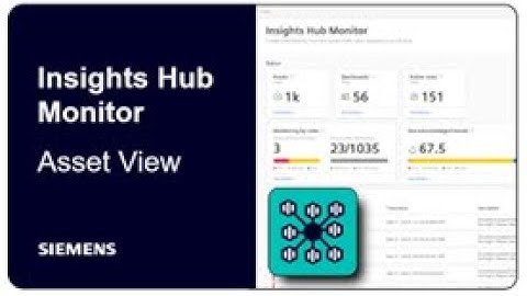 Insights Hub Monitor - Asset view