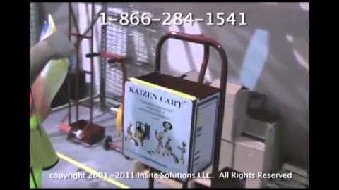 Kaizen Cart Maintains Floor Markings