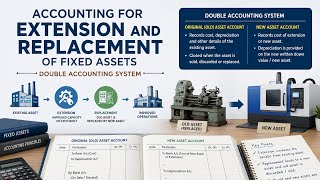 Accounting for extension and replacement of fixed assets in public utility companies