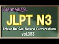 Vol.383: ⚡Intermediate Japanese Listening Practice for JLPT N3 - Daily & Business Conversation