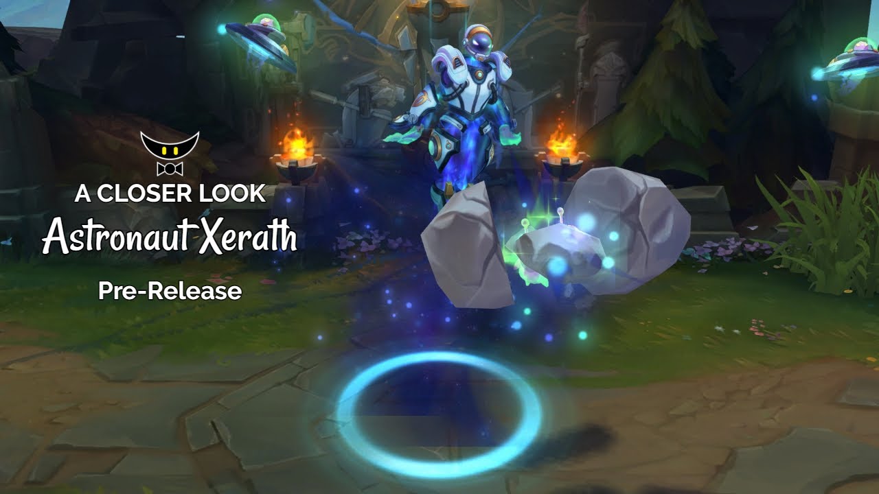 Astronaut Xerath Epic Skin (Pre-Release) - YouTube