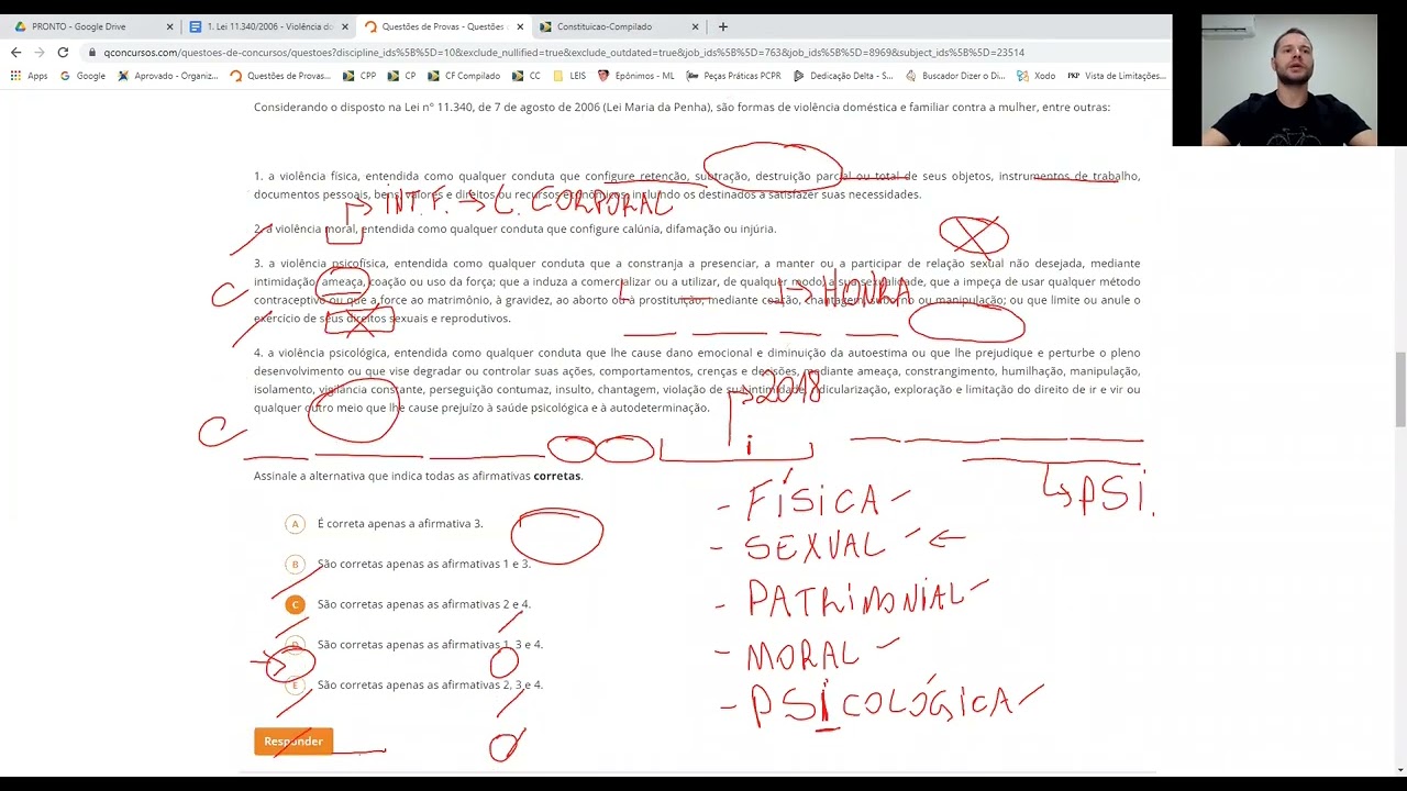 1 - QUESTÕES Maria da Penha - SUSEPE/RS