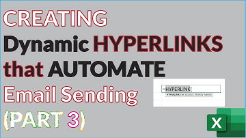 Create Email Hyperlinks that Dynamically Include Recipient, CC Line, Subject and Body PART 3 #excel