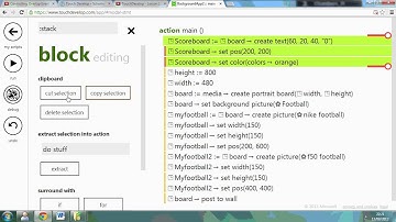 Lesson 5 - Touch Develop - Updating text