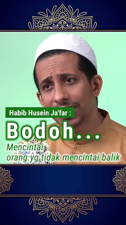Hukum orang yg mencintai orang yg tidak mencintai balik // #habibjafar #muslimmoderat #kontenislami