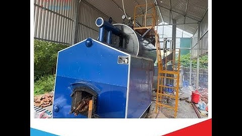 Lò hơi đốt than củi 1 tấn - 0988 126 605