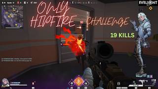 Challenge: ONLY HIPFIRE GAMEPLAY [19 KILLS] SOLO vs SQUAD | Farlight 84 | PC 4k 60fps |