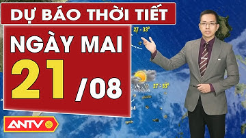 Dự báo thời tiết mới nhất ngày mai 21/8: Bắc Bộ mưa to, Trung Bộ mưa rải rác | ANTV