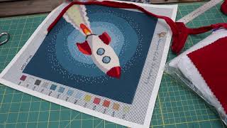 4 Easy Steps to make a pillow with your needlepoint work.