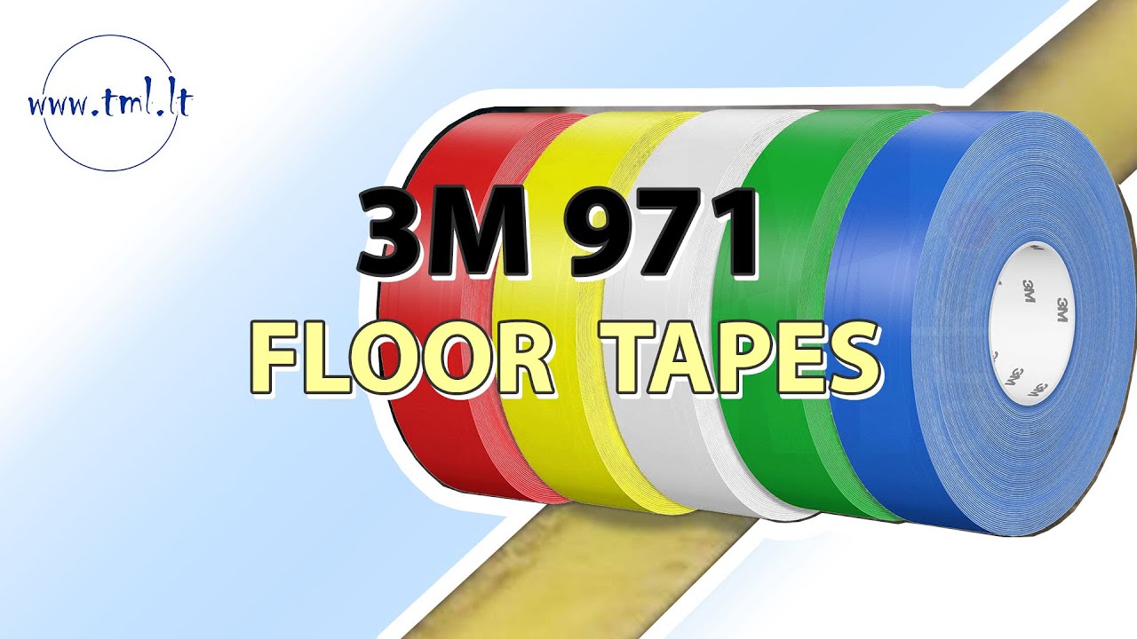 Ultra Durable Floor Tapes 3M 971