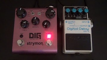 Strymon DIG vs. Boss DD-2 Digital Delay Comparison