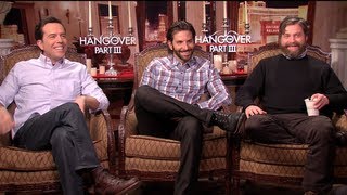 THE HANGOVER PART III Interviews: Bradley Cooper, Ed Helms, Zach Galifianakis and Ken Jeong