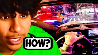 BigEx Reacts To Squeeze Benz Drifting In TimeSquare!