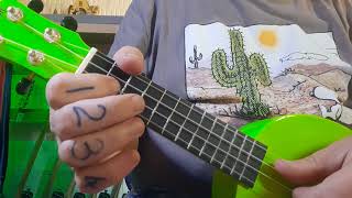 jingle bell rock - melody for ukulele