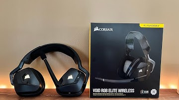 CORSAIR VOID RGB ELITE WIRELESS 7.1 Unboxing & Review