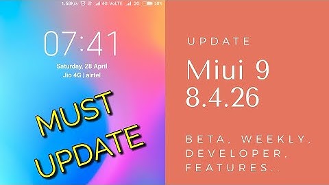 Miui 9 Update 8.4.26 Beta | Finally A Good Update Before Suspension | Hindi - हिंदी