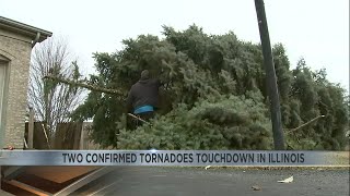 Two confirmed tornadoes touchdown in Illinois