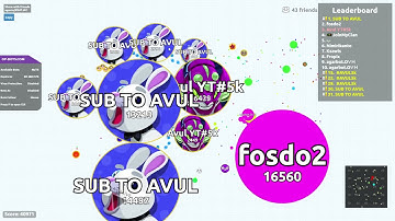 AGAR.IO SERVER TAKEOVER WITH BOTS #547 || OP-BOTS.COM