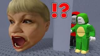JJ and Mikey Escape Angry Head in Roblox !? screenshot 5