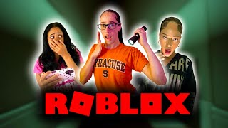 PLAYING SCARY ROBLOX GAMES AT NIGHT AGAIN… FT Emilio & Latavia!