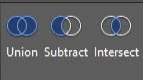Autocad tutorial How to use union, subtract and intersect command in autocad 3d