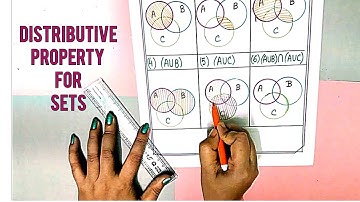 Proof of the Distributive Property for Sets| Set Theory | Venn Diagram | Distributive Law on Sets