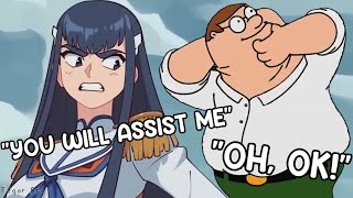 Satsuki asks Peter for help