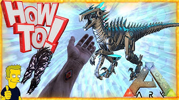 HOW TO ARK: Survival Evolved GET!! Corrupted Skin PANTS!! & Tek Raptor