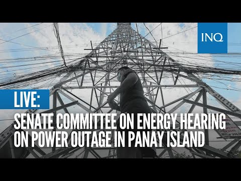 LIVE: Senate Committee on Energy hearing on power outage in Panay Island