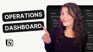 Creating an Operations Dashboard in Notion (+Free Template) by Chloë Forbes-Kindlen 3,623 views 1 year ago 14 minutes, 53 seconds