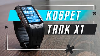 FIRST ARMORED BRACELET 🔥 PROTECTED SMART BRACELET KOSPET TANK X1 BRUTAL MAN'S SMART WATCH