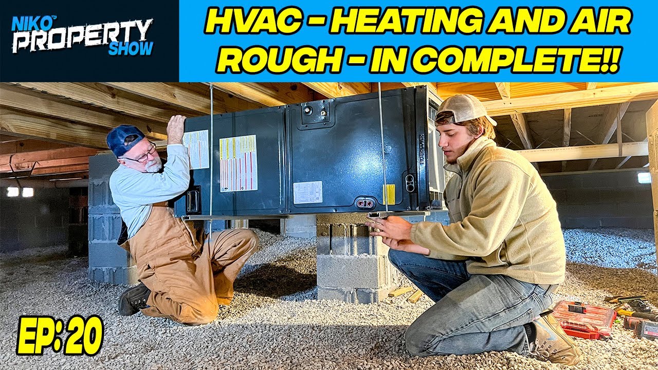 HVAC Heating & Air RoughIn on New Construction Building A 350,000