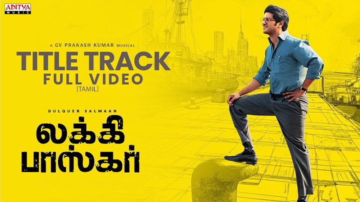 Lucky Baskhar Title Track Full Video(Tamil) | Dulquer Salmaan|Meenakshi Chaudhary| GV Prakash |Venky