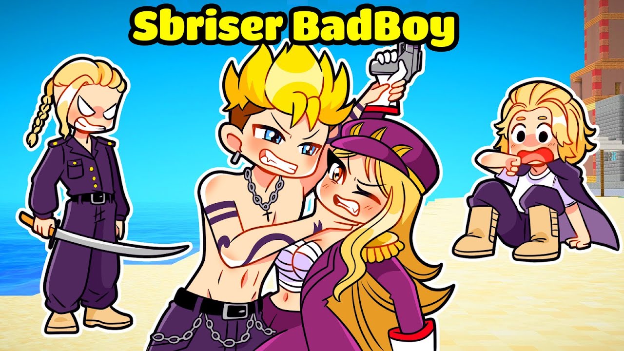 SBRISER BADBOY SI RIBELLA CONTRO LA RAGAZZA GANGSTER su MINECRAFT!