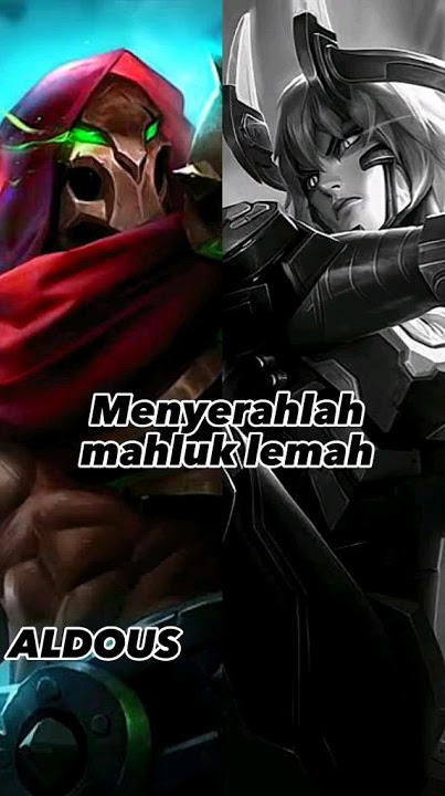 Percakapan Hero Aldous Dan Dyrroth Mobile Legends Indonesia 🗿 👊💪😈