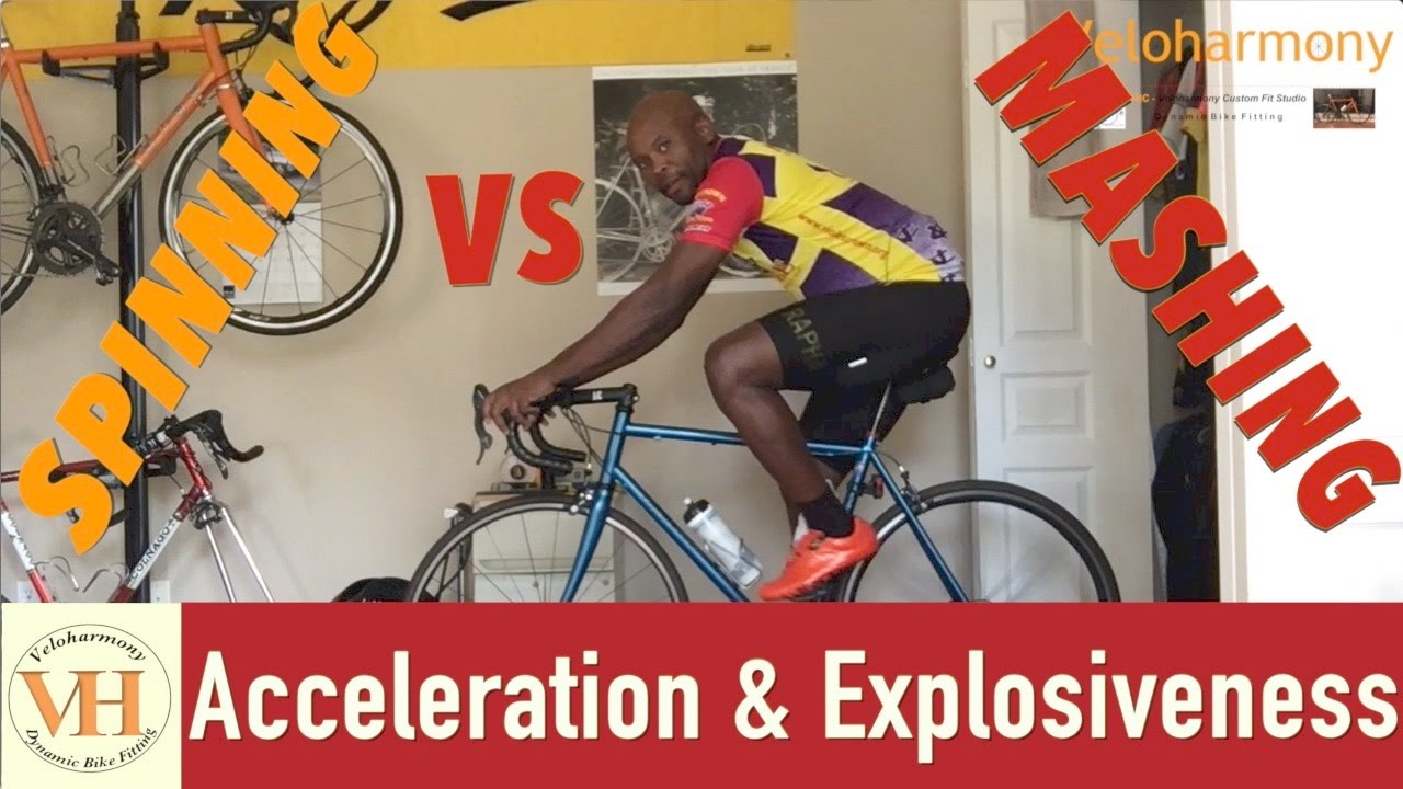 Cycling Acceleration And Explosiveness Spinning Vs Mashing with Cycling Vs Spinning