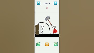 Save The Stick : Draw To Save | Level 14 | Draw To Rescue from Dangerous Traps | Stick puzzle game