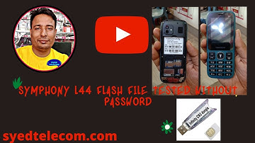 Symphony L44 Flash File Tested Without Password /pin unlock