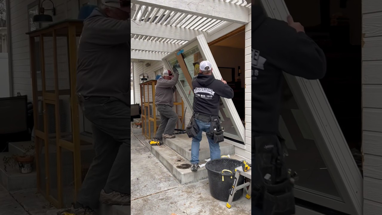 Fantastic looking New Pella Sliding Glass Door 🚪 🤩🏡 