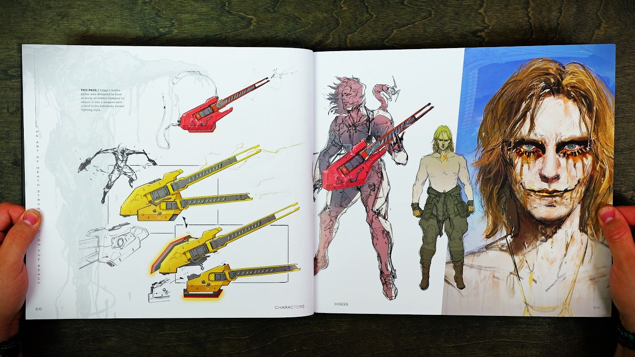 DEATH STRANDING 2: On the Beach Artbook - Artbook ASMR - Flip Through, Relaxing, Page Turning