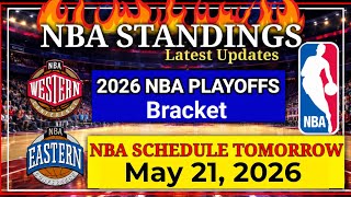 NBA Standings Playoffs May 20, 2026 | NBA Playoffs 2026 | NBA Schedule May 21, 2026