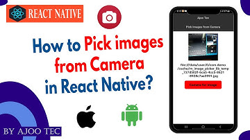 How to Pick images from Camera  in React Native? || in Hindi
