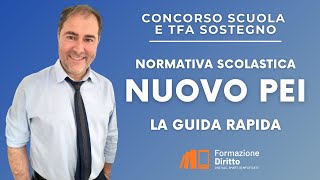 NUOVO PEI  - LA GUIDA RAPIDA