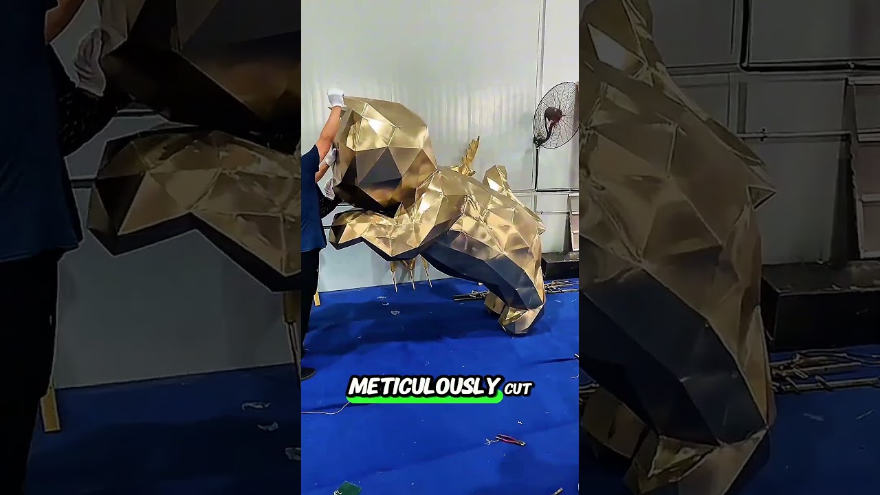 "From Foam to Finish: How Massive Metal Sculptures Are Forged Into Art"