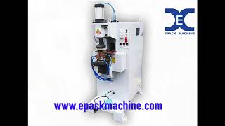 B001 DN40B Semi Auto single spot welder video 4K video