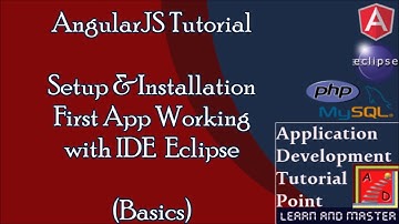AngularJS Tutorial for Beginners.Setup &Installation.My First App Working   with IDE  Eclipse.