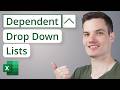 Excel Dependent Dropdown Lists Quiz